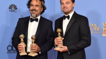 Alejandro González Iñárritu y Leonardo DiCaprio
