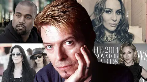 Los famosos lloran la muerte de David Bowie Los famosos lloran la muerte de David Bowie