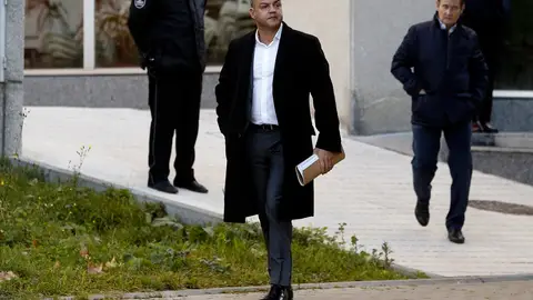 Miguel Ángel Flores llega a los juzgados Miguel Ángel Flores llega a los juzgados