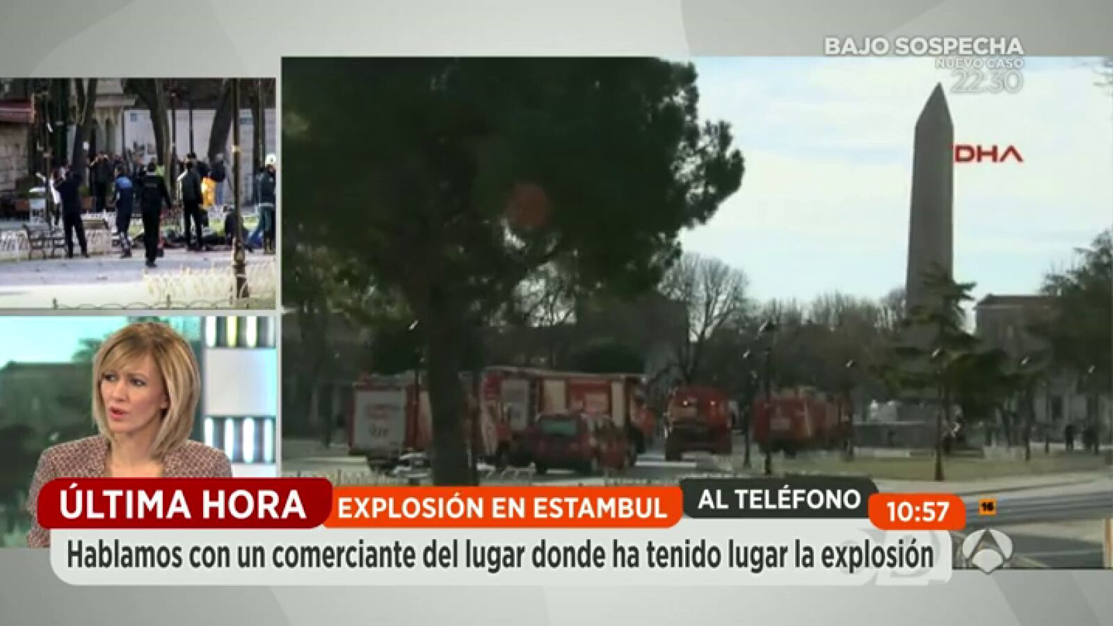 Los testigos de la explosión en Estambul aseguran que fue 