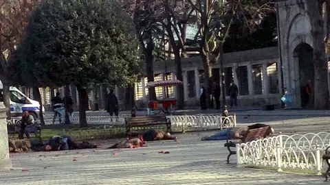 Una explosión deja varios muertos en Estambul Una explosión deja varios muertos en Estambul