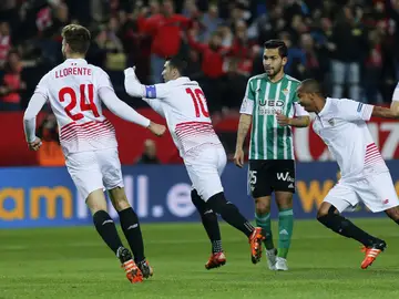 Reyes celebra el 1-0 ante el Betis Reyes celebra el 1-0 ante el Betis
