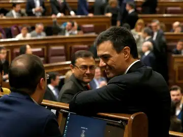 El líder socialista, Pedro Sánchez El líder socialista, Pedro Sánchez