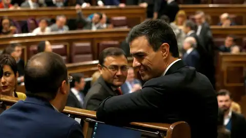 El líder socialista, Pedro Sánchez El líder socialista, Pedro Sánchez