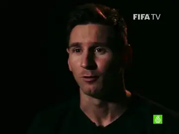 Messi en una entrevista Messi en una entrevista