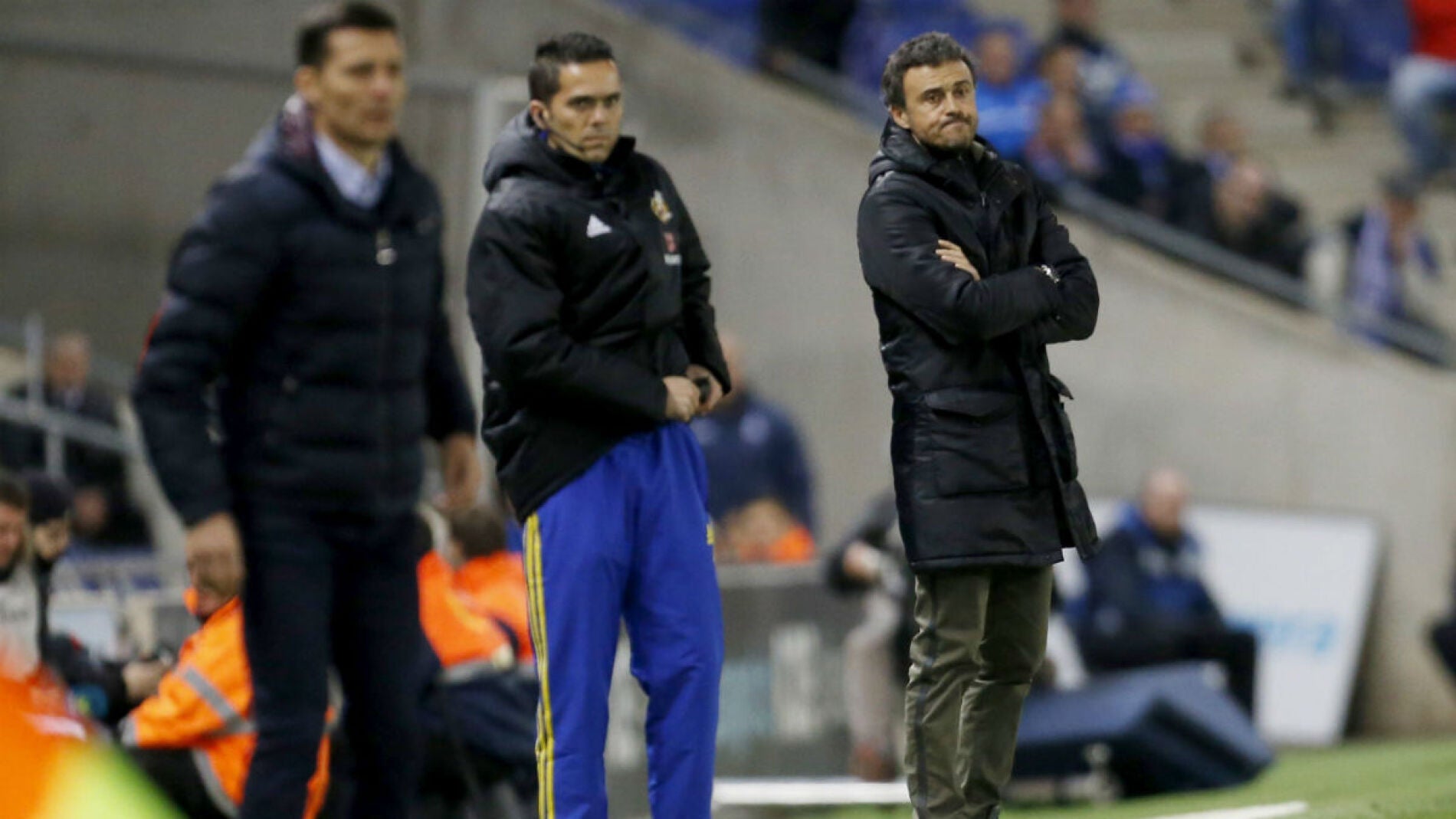 Luis Enrique, en la banda de Cornell&aacute;