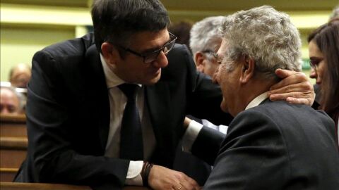 Patxi L&oacute;pez junto a Jes&uacute;s Posada