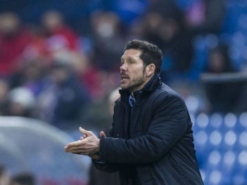 Simeone, en la banda del Calderón