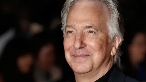 El actor británico, Alan Rickman El actor británico, Alan Rickman