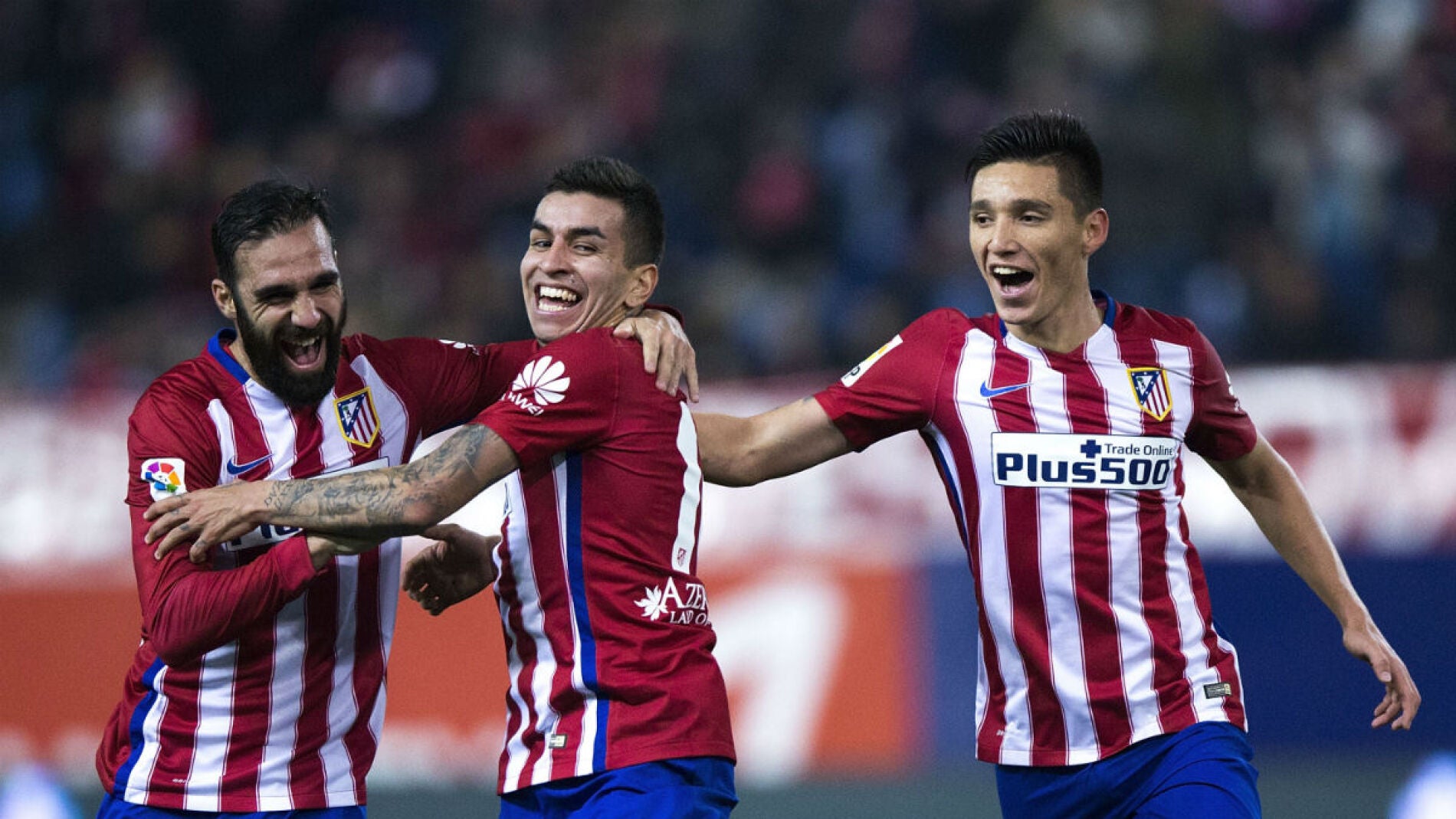 Correa celebra el 1-0 ante el Rayo