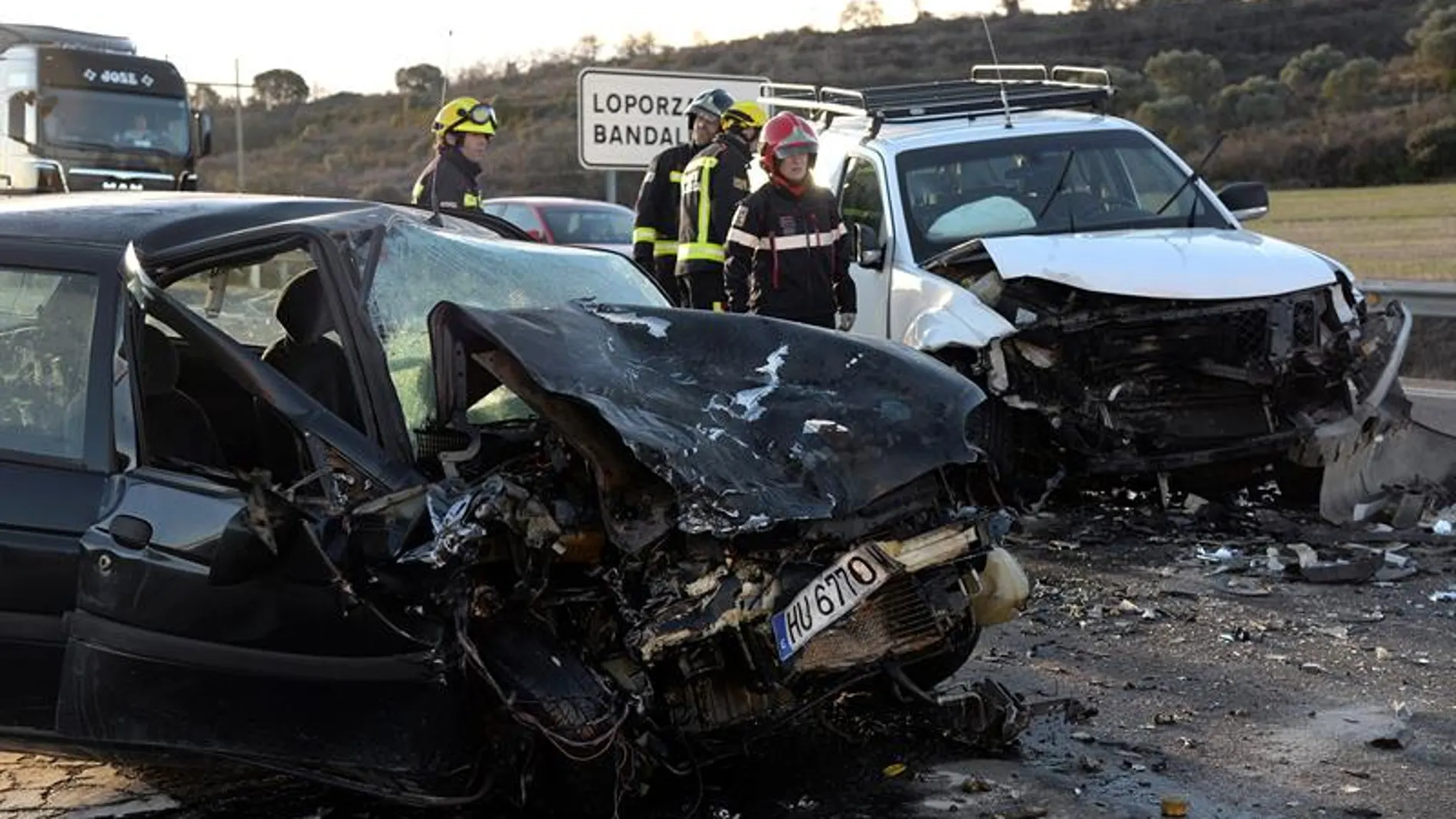 Accidente de tráfico en Huesa Accidente de tráfico en Huesa