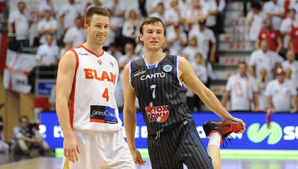 Encuentro de Eurocup entre Elan (Equipo francés) y Cantú (Equipo italiano)