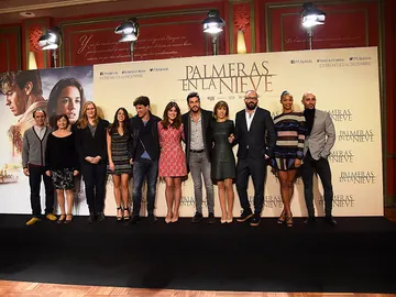 El reparto de 'Palmeras en la Nieve' El reparto de 'Palmeras en la Nieve'