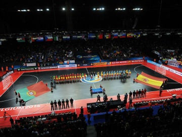 Partido por el tercer puesto entre Portugal y España en la Euro 2014