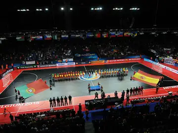 Partido por el tercer puesto entre Portugal y España en la Euro 2014 Partido por el tercer puesto entre Portugal y España en la Euro 2014