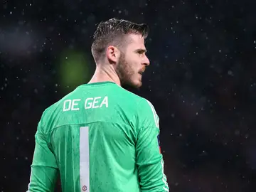 De Gea, en un partido del Manchester United De Gea, en un partido del Manchester United