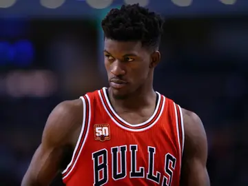 Jimmy Butler, durante un partido con los Chicago Bulls Jimmy Butler, durante un partido con los Chicago Bulls