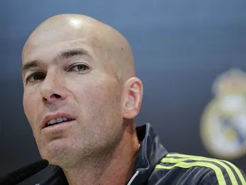 Zidane, en rueda de prensa Zidane, en rueda de prensa