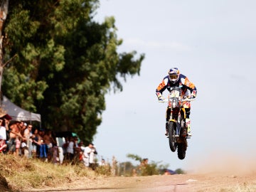 Toby Price, durante el Dakar 2016