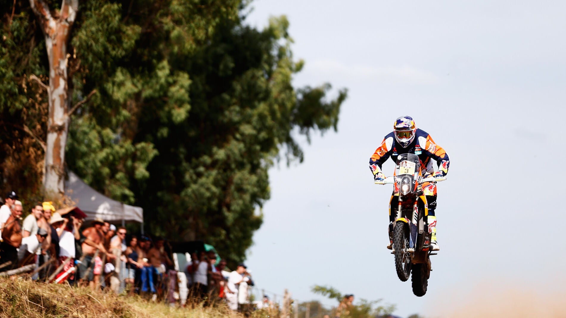 Toby Price, durante el Dakar 2016