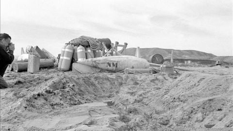 Una de las bombas nucleares que cayeron en Palomares
