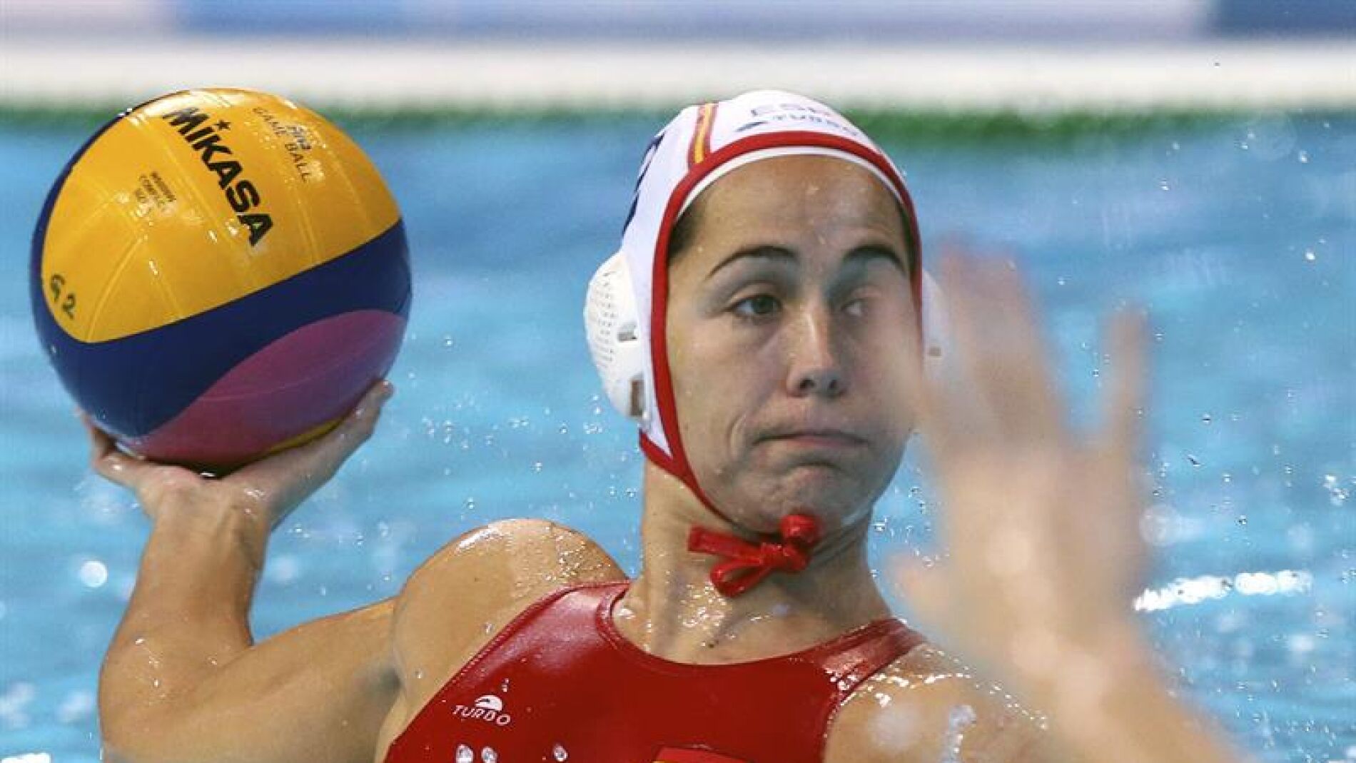 Laura L&oacute;pez, en acci&oacute;n frente a Alemania