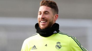 Sergio Ramos, en Valdebebas