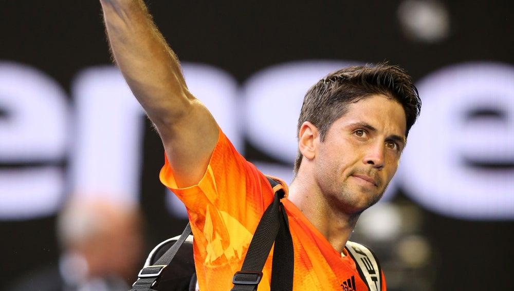 Verdasco tras ganar a Nadal y pasar a la segunda ronda del Open de Australia.