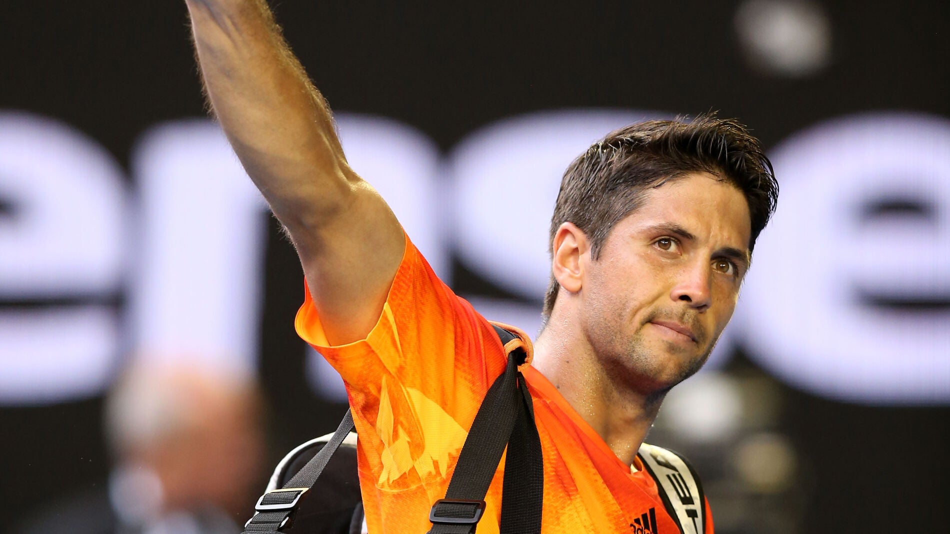 Verdasco tras ganar a Nadal y pasar a la segunda ronda del Open de Australia.