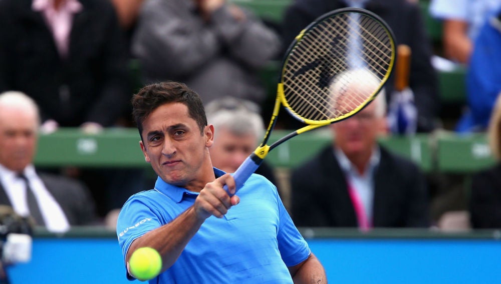 Nicolás Almagro, en el Open de Australia