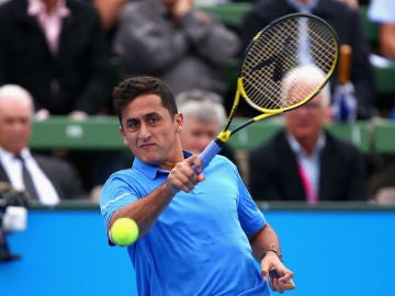 Nicolás Almagro, en el Open de Australia