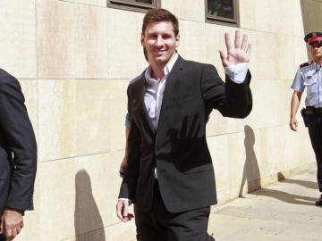 Messi, tras declarar en el juzgado de Gavà