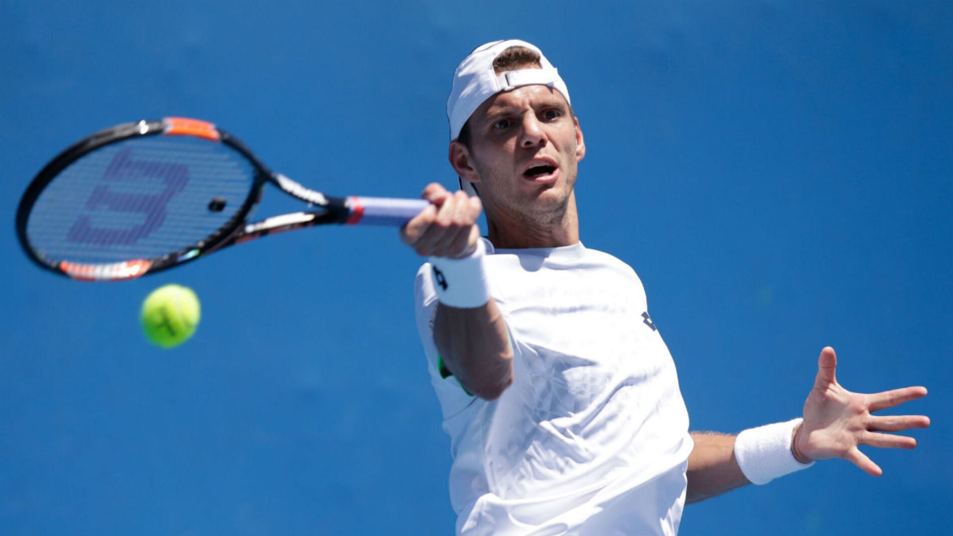 Guillermo Garc&iacute;a-L&oacute;pez, en el Open de Australia