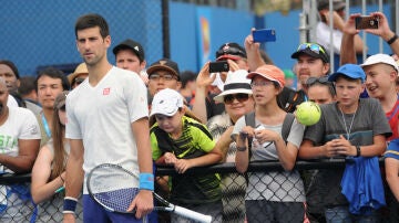 Novak Djokovic, en Melbourne