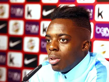 Iñaki Williams, en rueda de prensa Iñaki Williams, en rueda de prensa