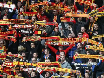 La afición del Lens La afición del Lens