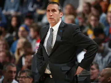David Blatt, en un partido de los Cavaliers David Blatt, en un partido de los Cavaliers