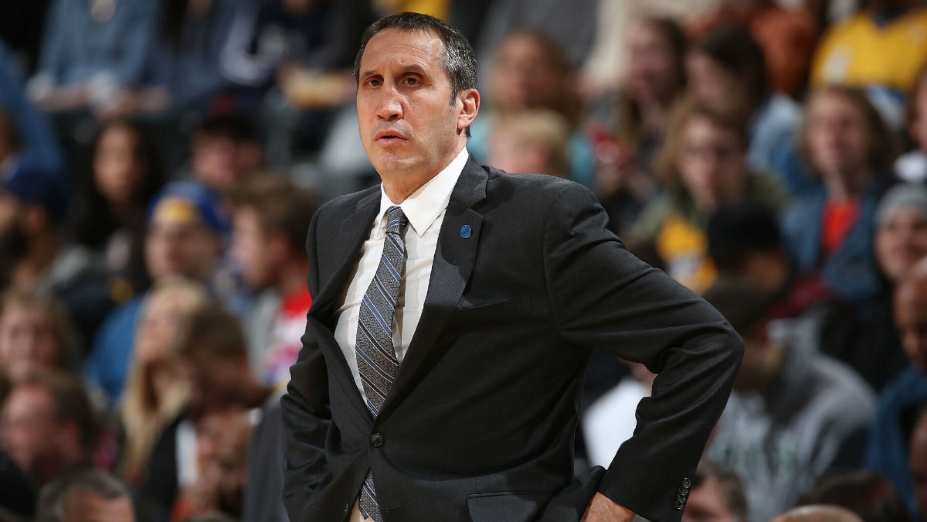 David Blatt, en un partido de los Cavaliers