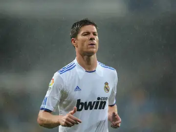 Xabi Alonso, durante un partido con el Real Madrid Xabi Alonso, durante un partido con el Real Madrid