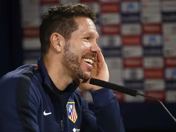 Diego Simeone, en rueda de prensa Diego Simeone, en rueda de prensa