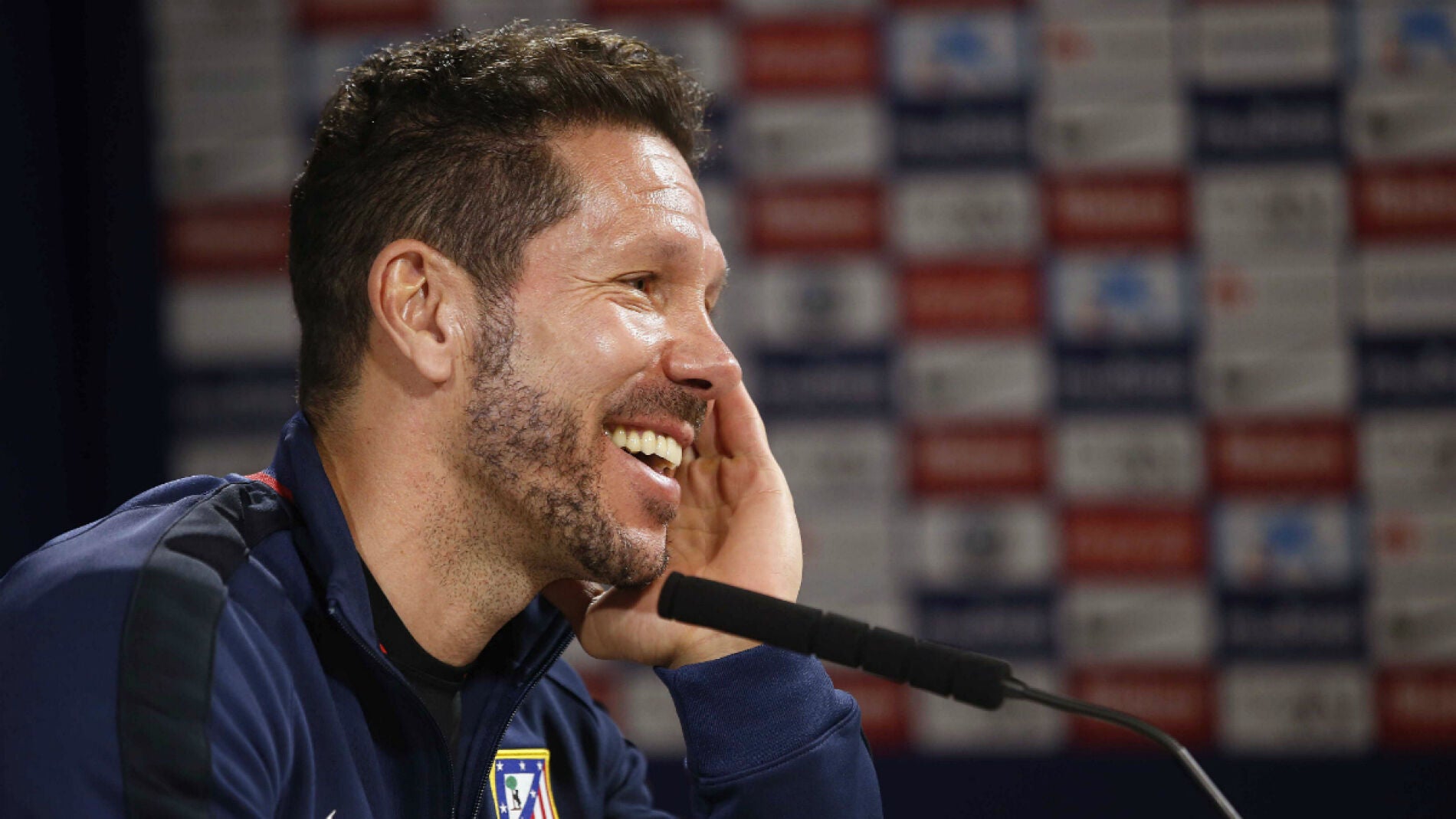 Diego Simeone, en rueda de prensa