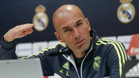 Zidane, en rueda de prensa Zidane, en rueda de prensa