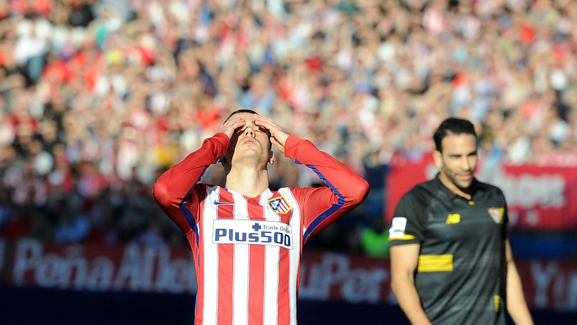 Griezmann se lamenta ante Rami