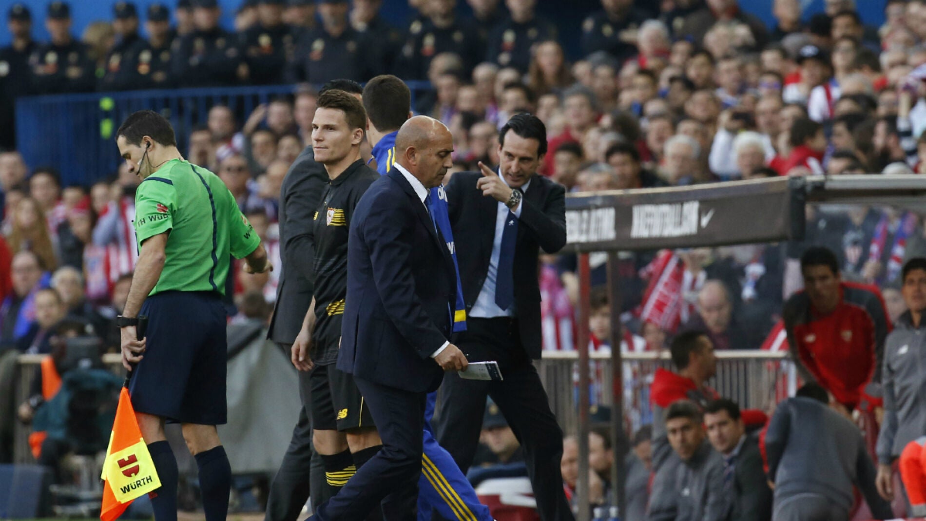 Emery, tras ser expulsado en el Calder&oacute;n