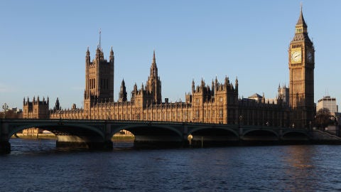 Edificio del Parlamento brit&aacute;nico en Londres