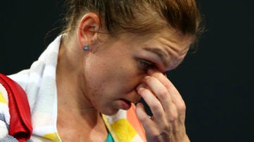 Simona Halep, tras ser eliminada del Open de Australia