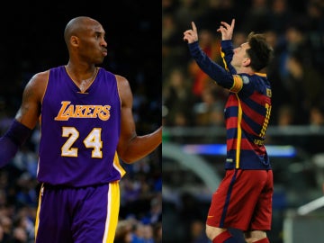 Kobe Bryant y Leo Messi
