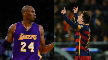 Kobe Bryant y Leo Messi