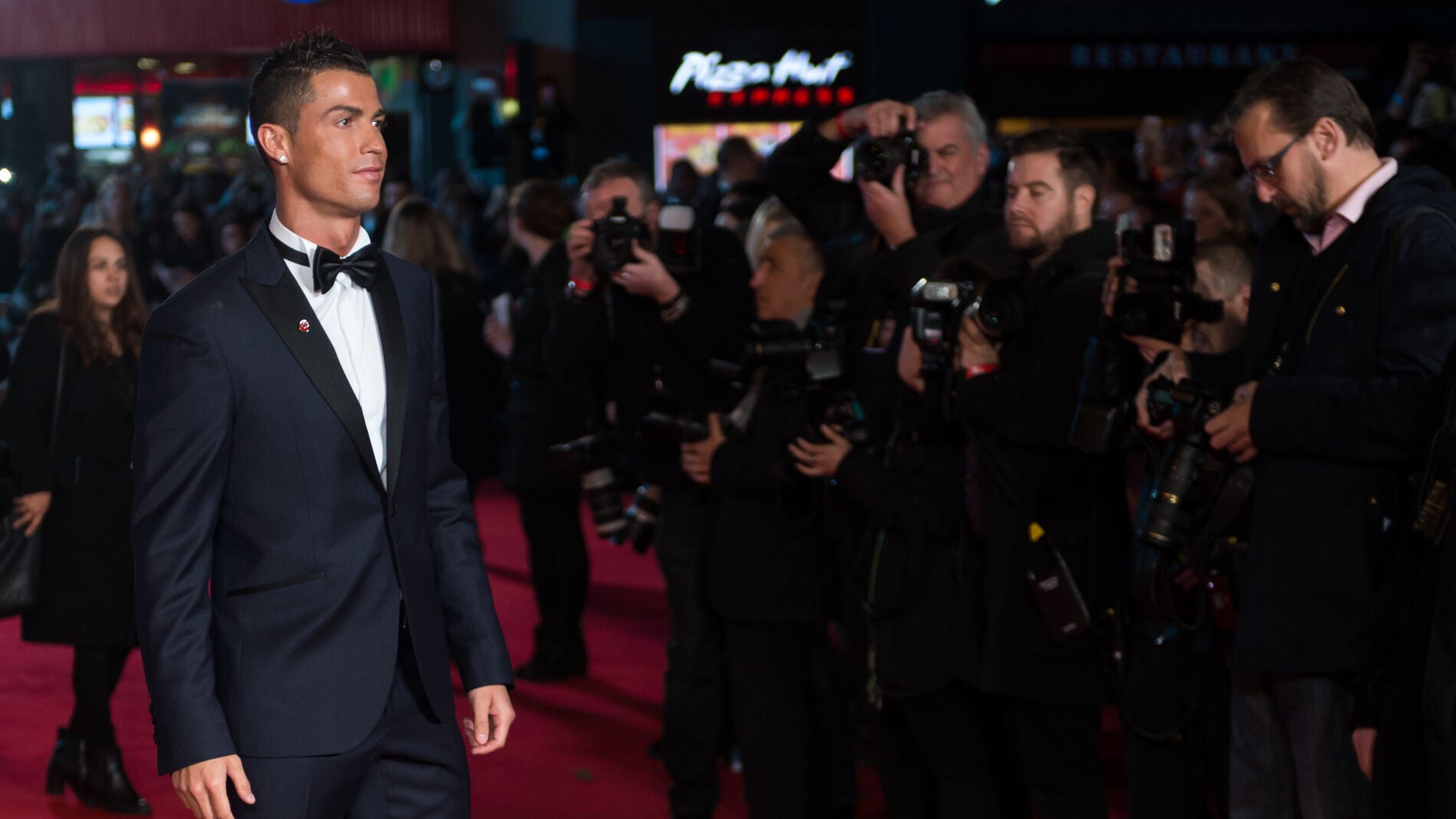 Cristiano Ronaldo ante los focos