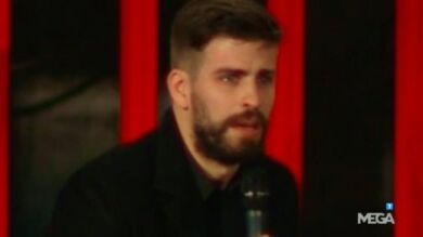 La emoción de Gerard Piqué